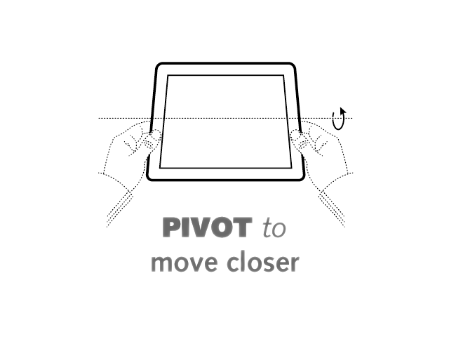 pivot to move closer